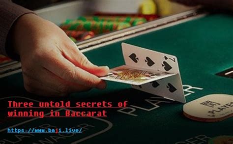 Decrypt Baccarat’s high winning rate strategy .